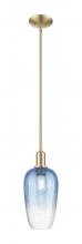 Innovations Lighting 716-1S-CB-G484-7SB - Brookhaven Flute - 1 Light - 6 inch - Champagne Bronze - Mini Pendant