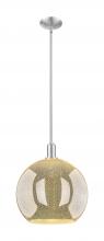 Innovations Lighting 716-1S-SN-G128-14 - Athens - 1 Light - 14 inch - Brushed Satin Nickel - Stem hung - Mini Pendant