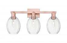 Innovations Lighting 716-3W-AC-G459-6CL - Preston - 3 Light - 26 inch - Antique Copper - Bath Vanity Light