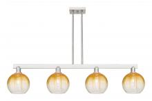 Innovations Lighting 716-4I-SN-G483-8AM - Brookhaven Globe - 4 Light - 48 inch - Brushed Satin Nickel - Cord hung - Island Light