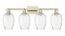 Innovations Lighting 716-4W-AB-G457-6CL - Preston - 4 Light - 36 inch - Antique Brass - Bath Vanity Light