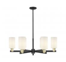 Innovations Lighting 716-6CR-BAB-G801 - Clymer - 6 Light - 34 inch - Black Antique Brass - Stem hung - Chandelier