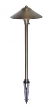 Elegant P800 - PATH LIGHT D9 H24 ANTIQUE BRASS INCLUDES STAKE G4 HALOGEN 20W(LIGHT SOURCE NOT INCLUDED)